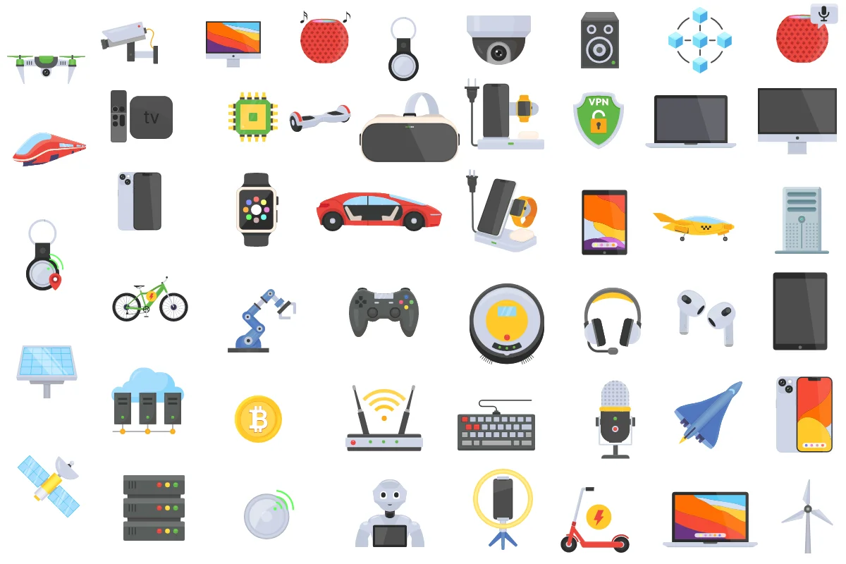 Modern Technology Icons Preview Image