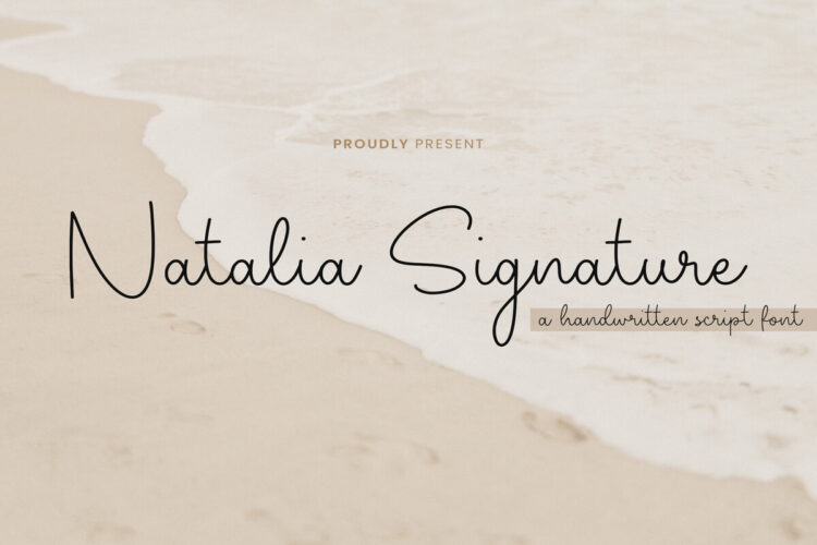 Natalia Signature Handwritten Font