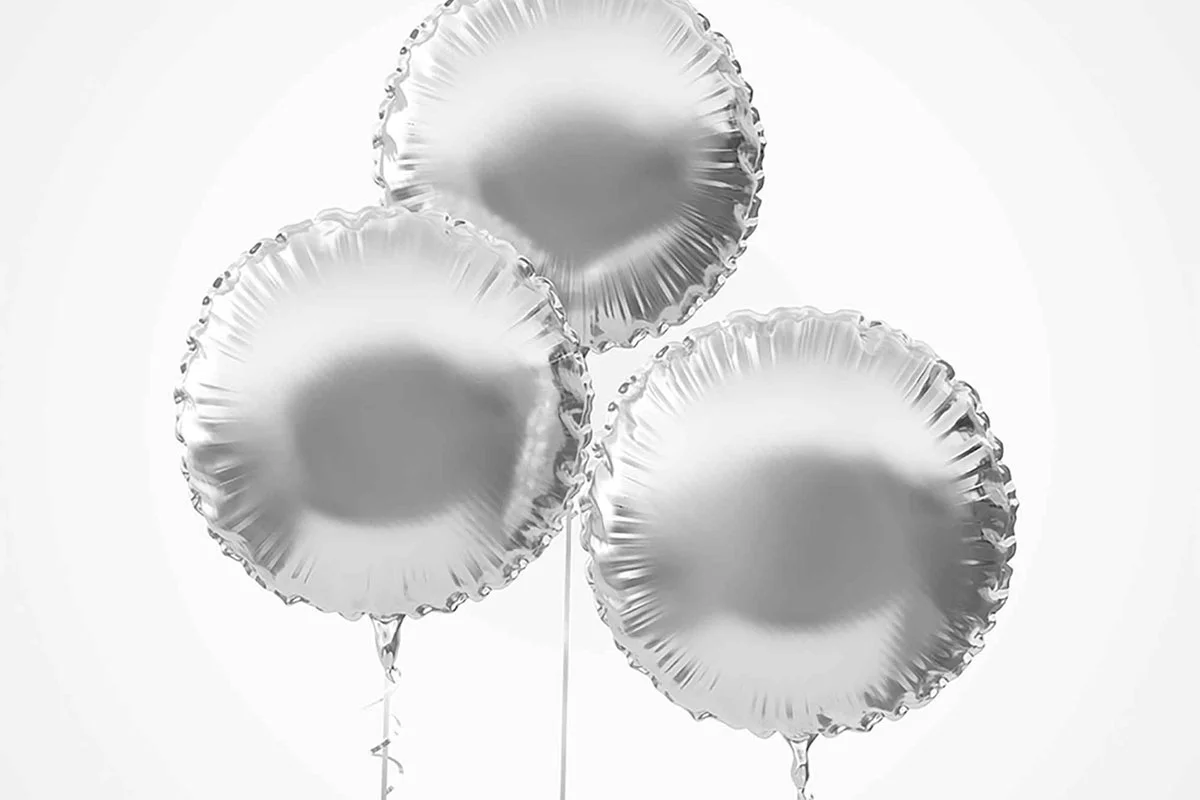 Round Foil Balloons Mockup Preview Image