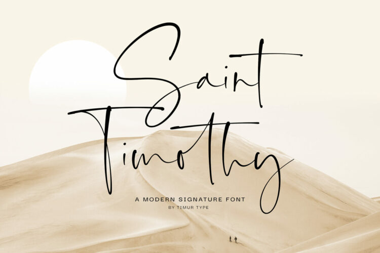 Saint Timothy Script Font Feature Image