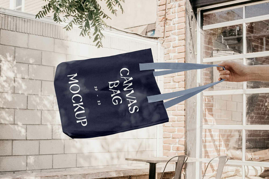 Shopping Tote Bag Mockup Template Feature Image