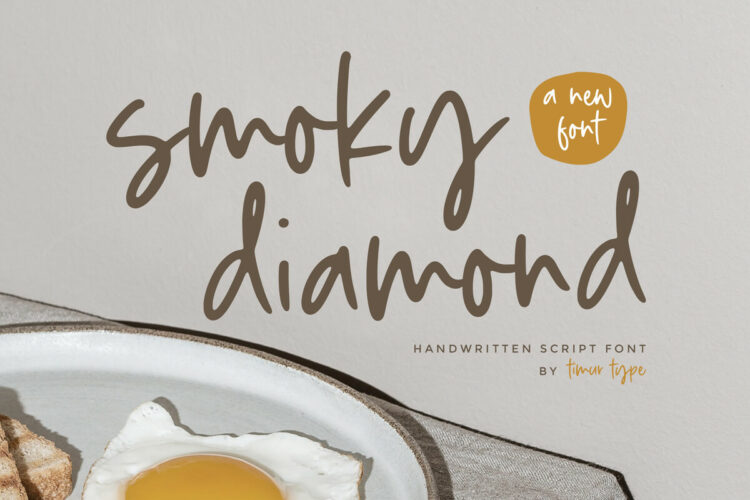 Smoky Diamond Script Font Feature Image