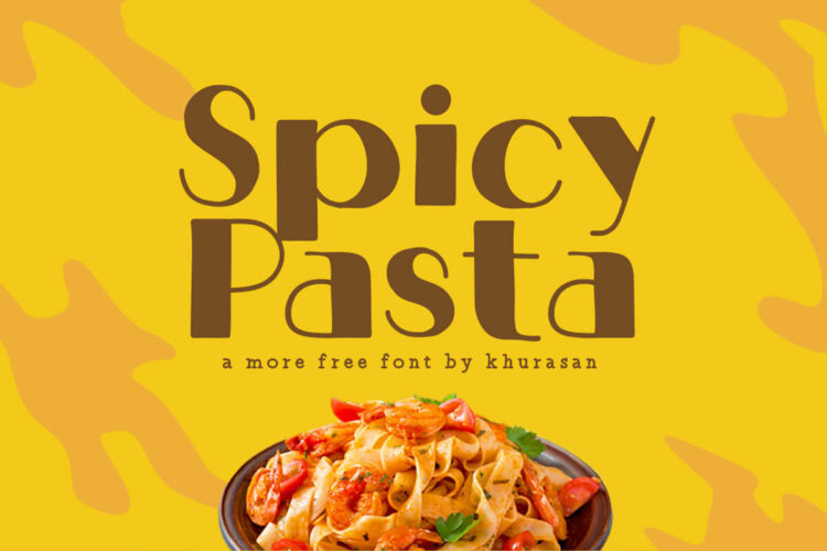 Spicy Pasta Display Font Feature Image