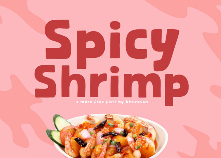 Spicy Shrimp Display Font Feature Image