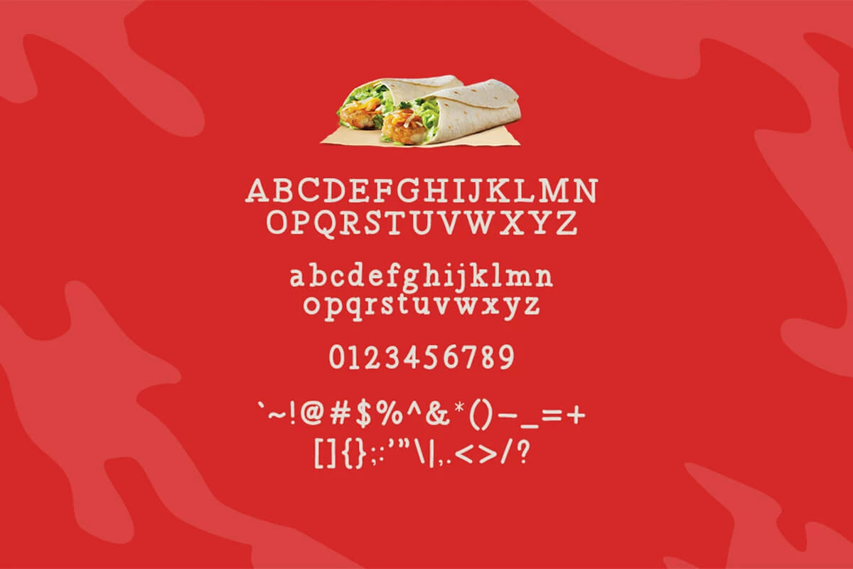 Spicy Taquito Sans Serif Font Preview 3