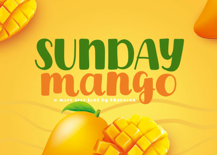 Sunday Mango Fancy Font Feature Image
