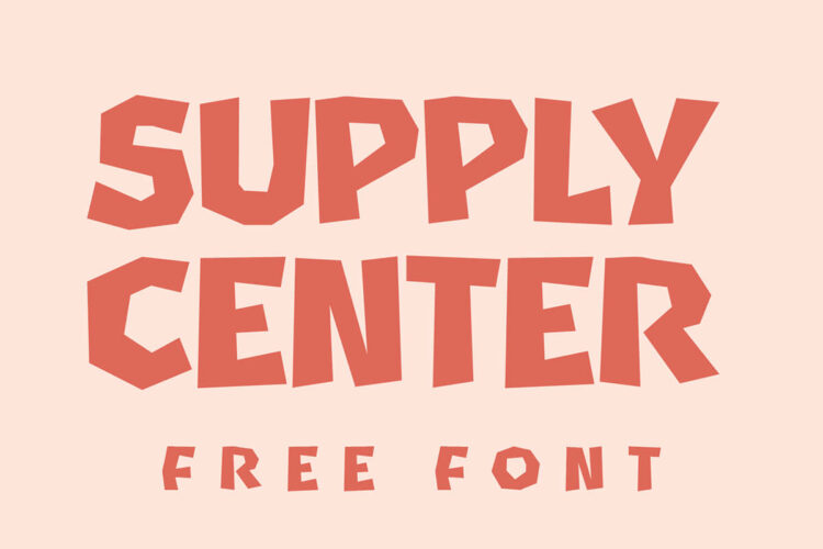 Supply Center Display Font Feature Image