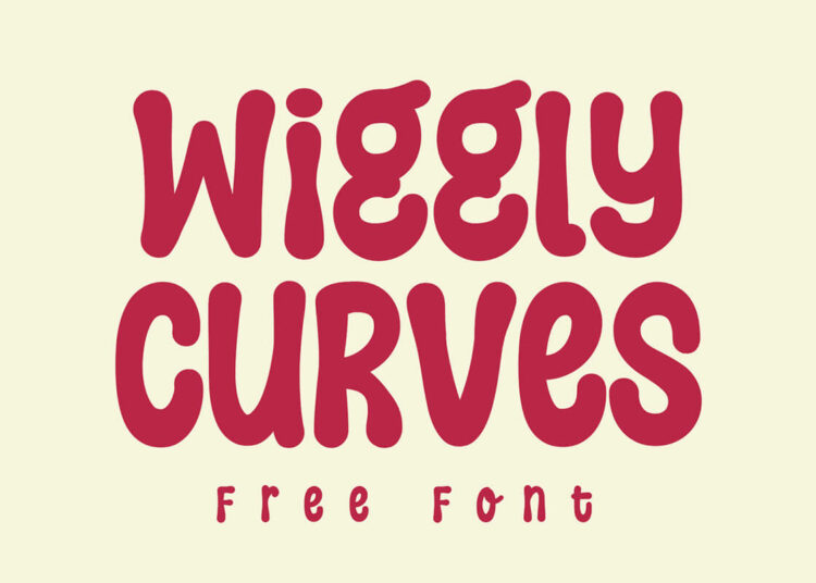 Wiggly Curves Display Font Feature Image