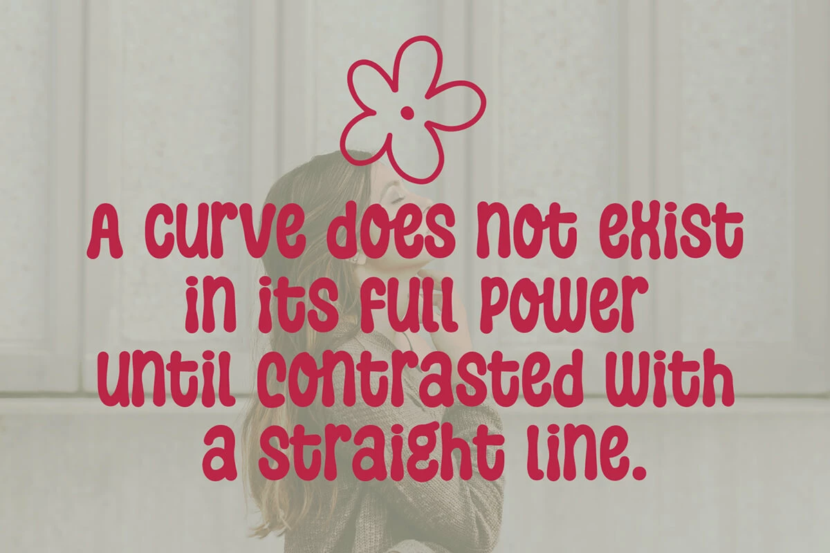 Wiggly Curves Display Font Preview 1