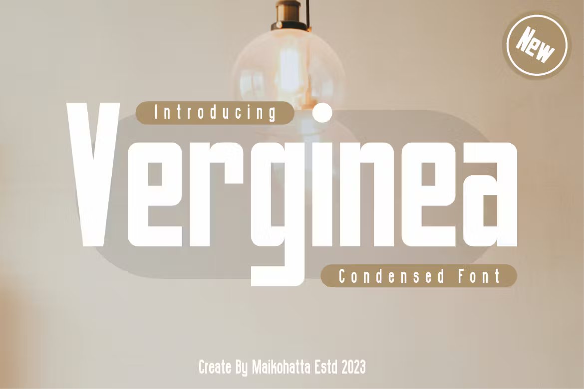 Verginea - Condensed Font