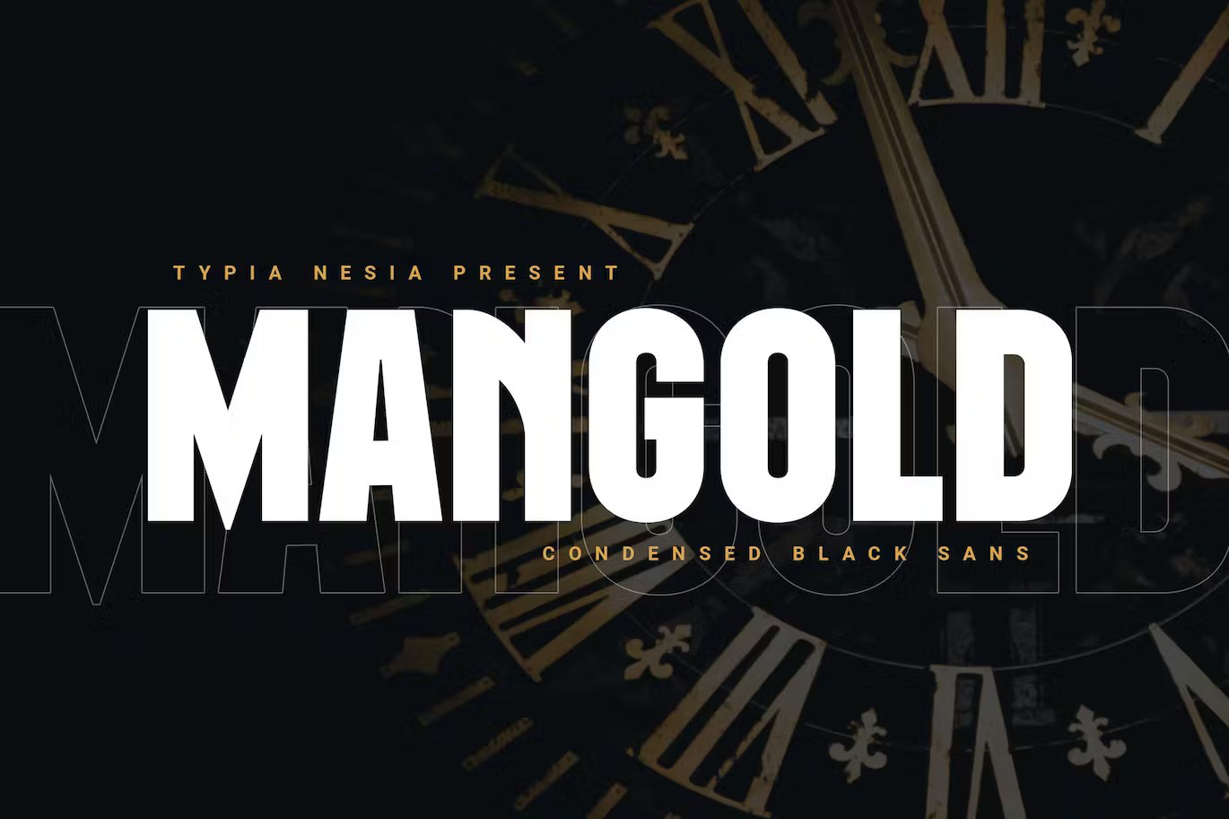 Mangold - Bold Condensed Sans - Sport Game Font