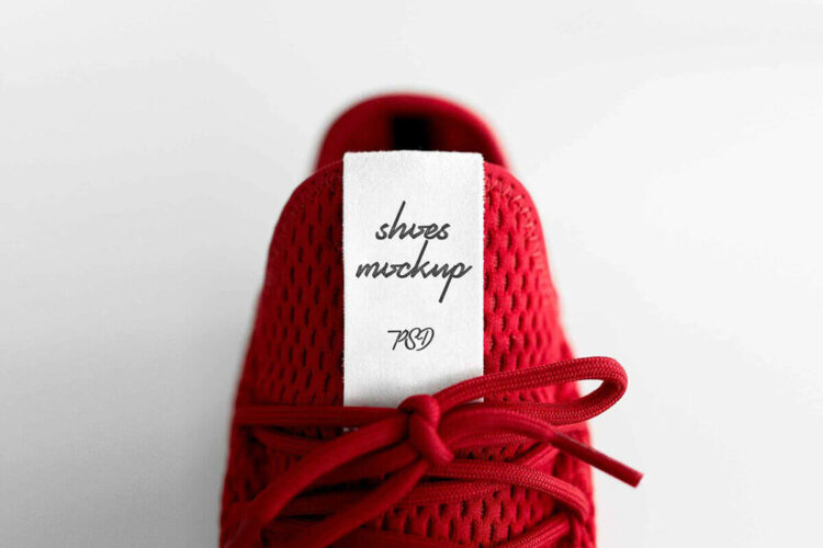 Shoes Label Mockup Feature Image