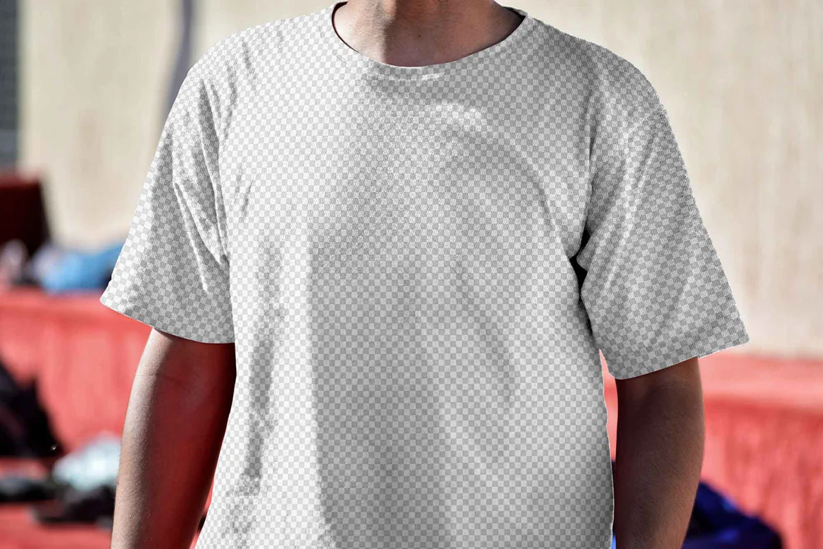 Textured T-Shirt Mockup Preview Image