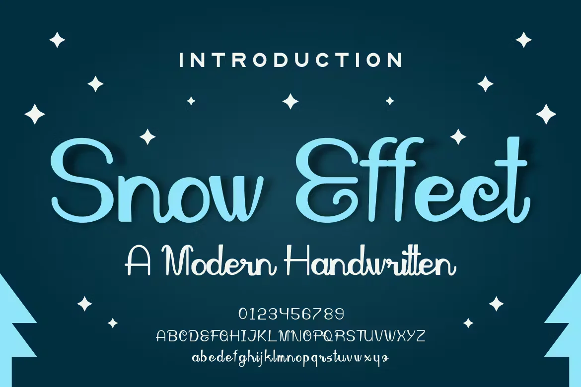 Snow Effect - Christmas Font