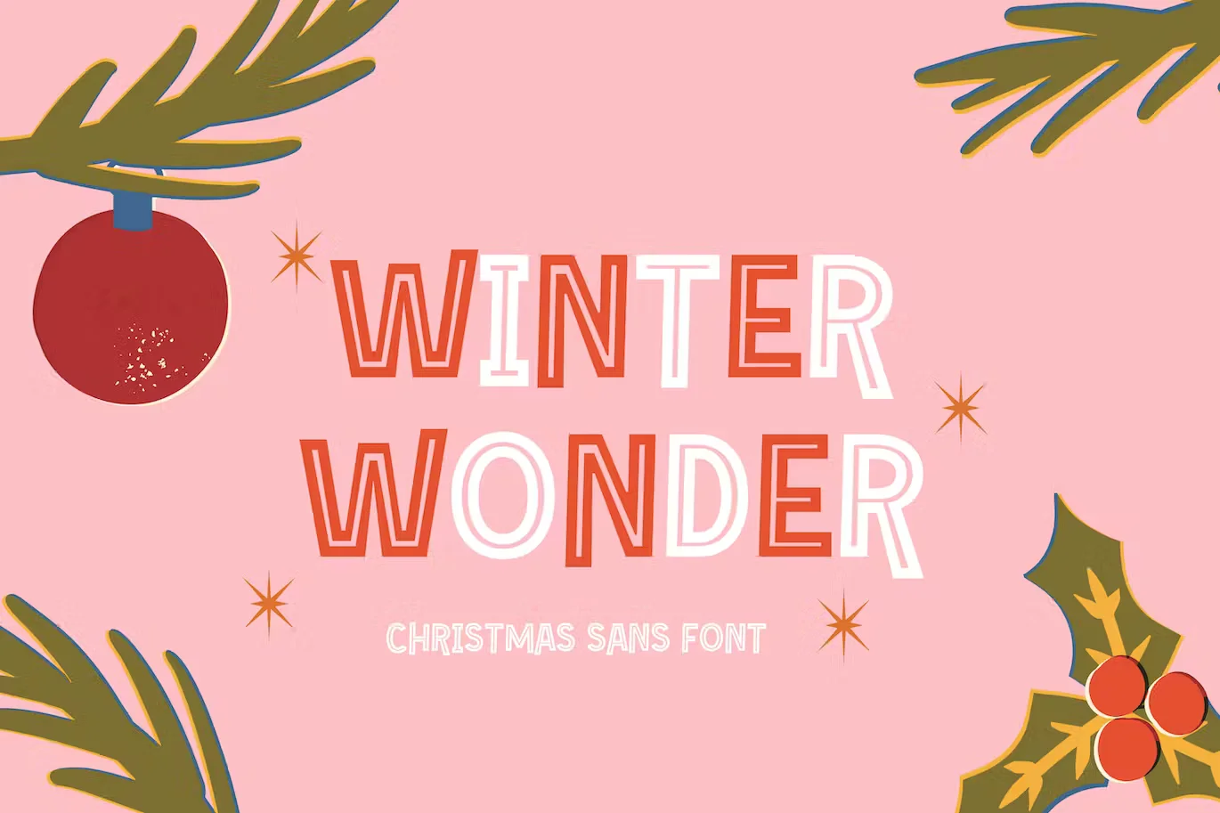Winter Wonder - Christmas Sans Font