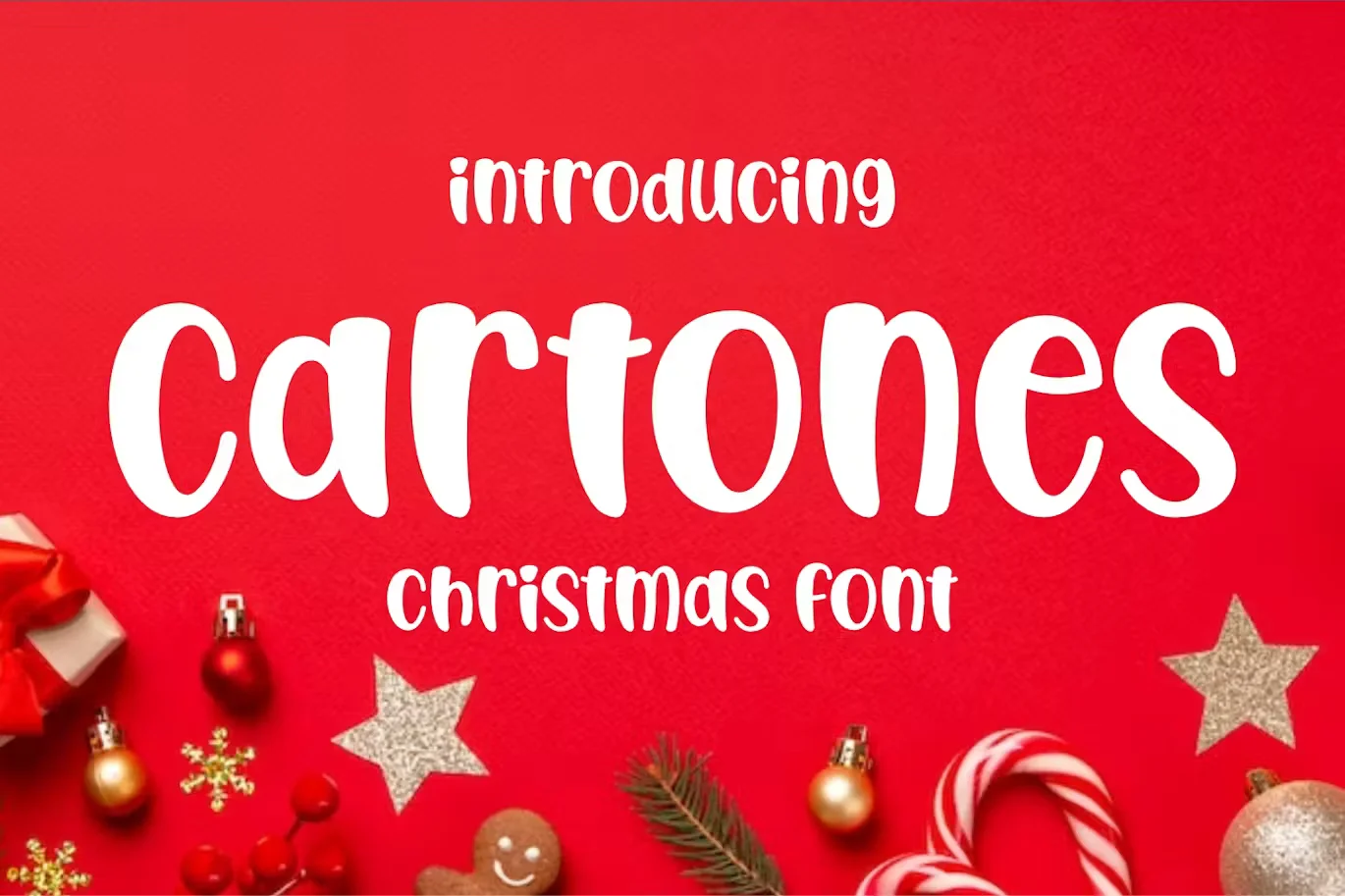 Cartones Font - A Modern Christmas Font
