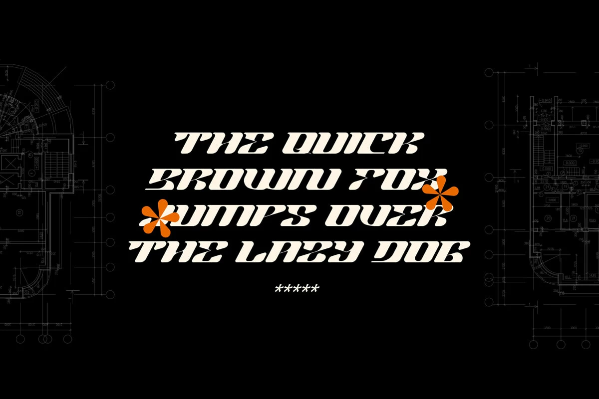 Bicrode Display Font Preview 1