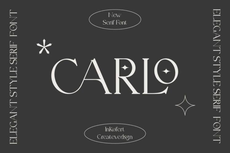 Carlo Serif Font Feature Image