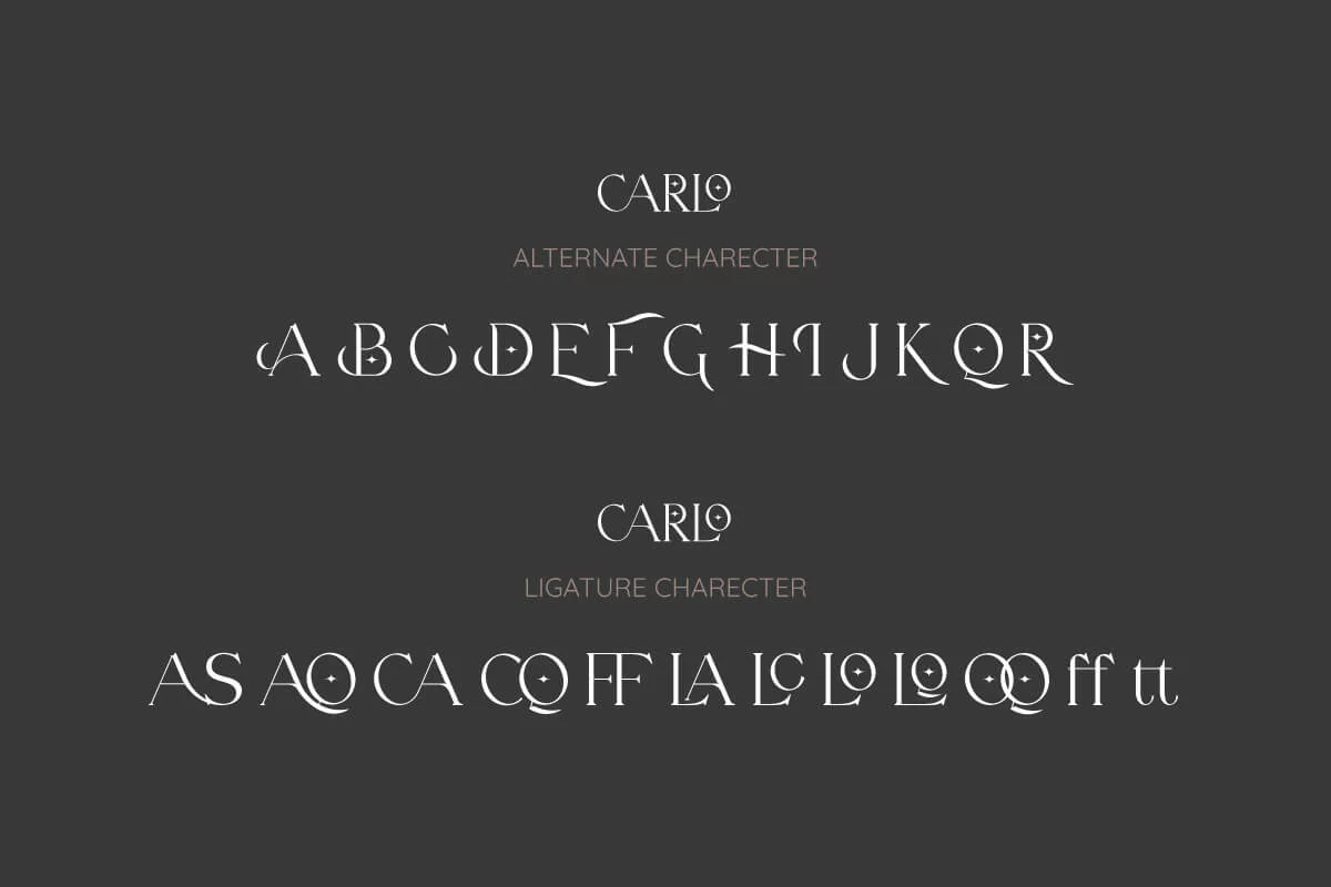Carlo Serif Font Preview 4