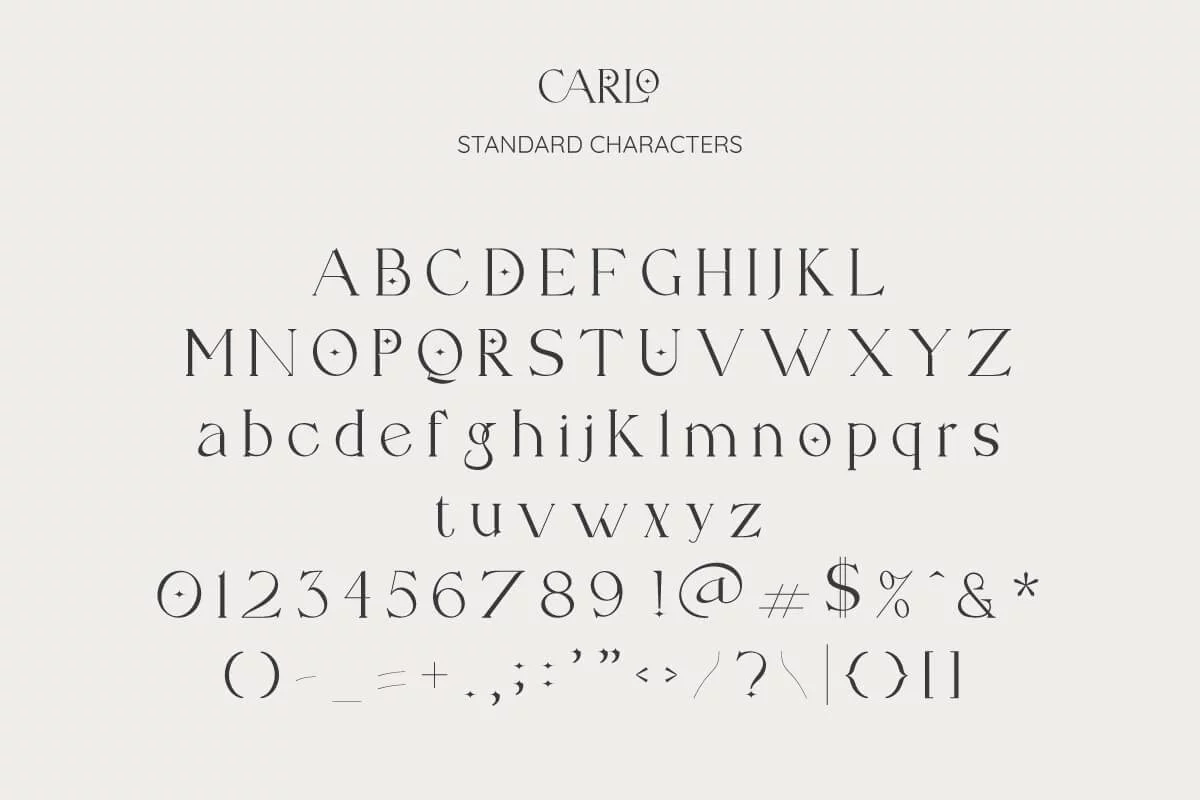 Carlo Serif Font Preview 6