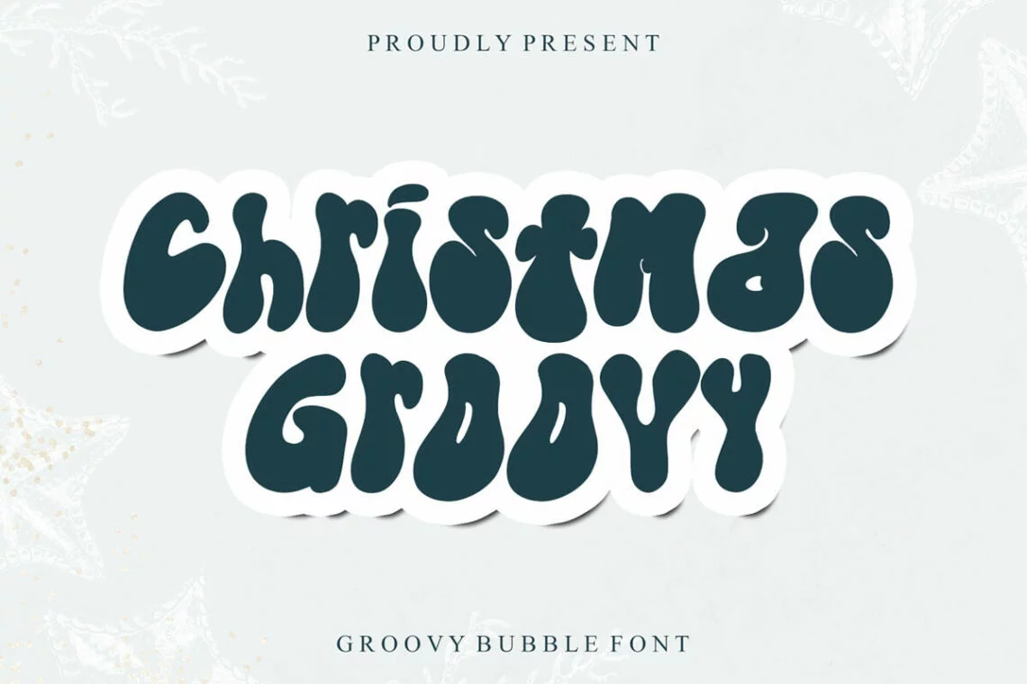 Christmas Groovy Display Font