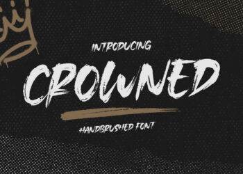 Crowned Brush Font Feature Image