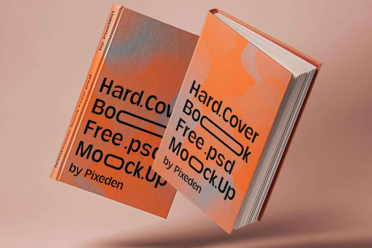 Hardcover Book Mockup PSD Feature Image