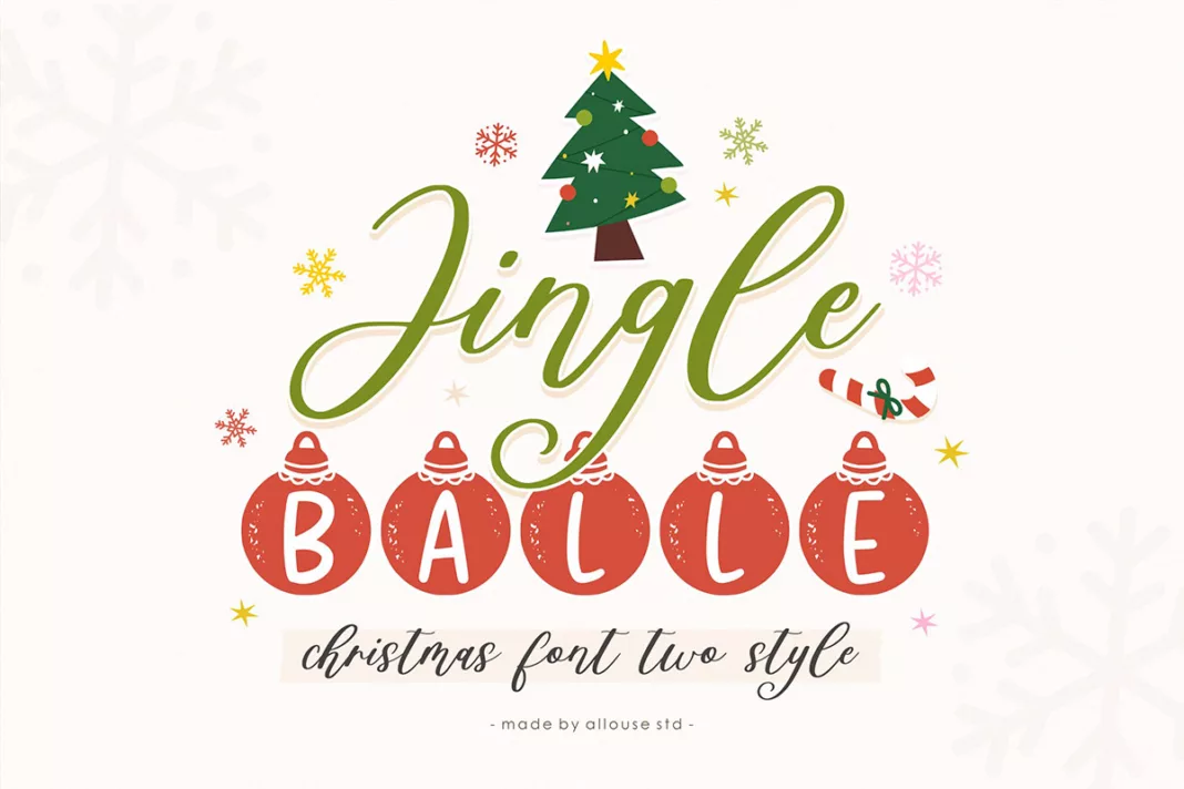 Jingle Balle Christmas Font