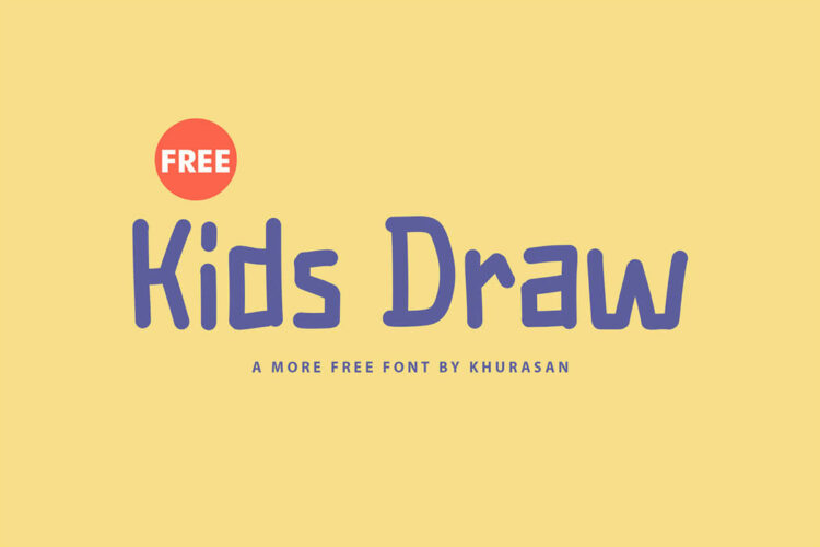 Kids Draw Script Font Feature Image