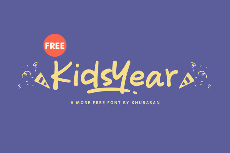 Kids Year Script Font Feature Image