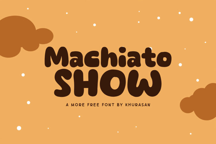 Machiato Show Display Font
