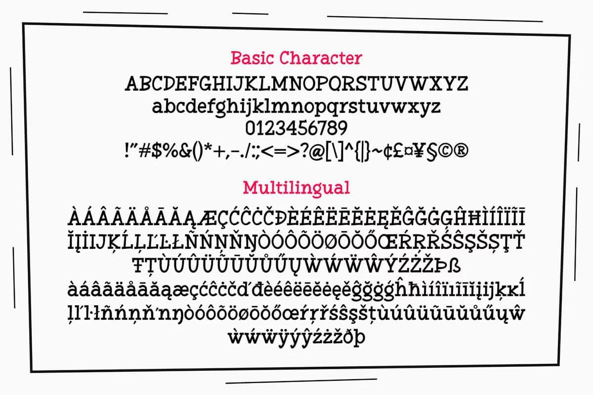 Mighty Bastion Display Font Preview 4