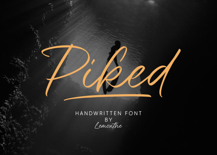 Piked Handwritten Font Feature Image