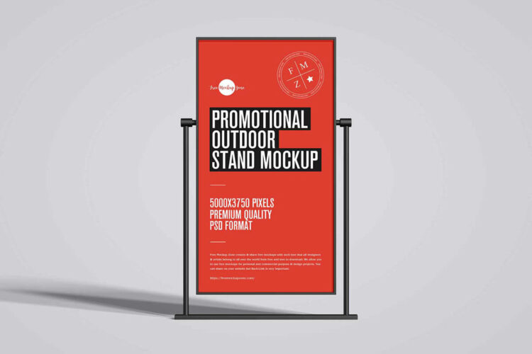 Promotional Outdoor Stand Mockup Feature Image