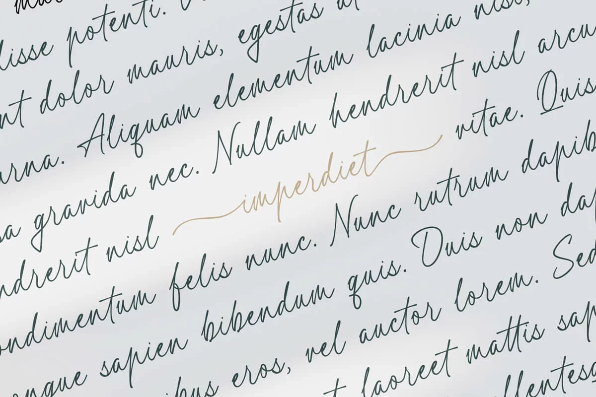 Romantis Scene Handwriting Font Preview 1