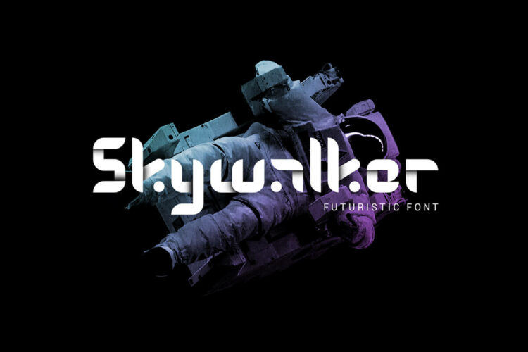 Skywalker Futuristic Font Feature Image