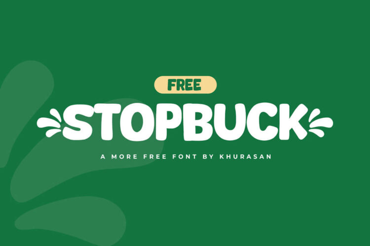 Stopbuck Display Font Feature Image