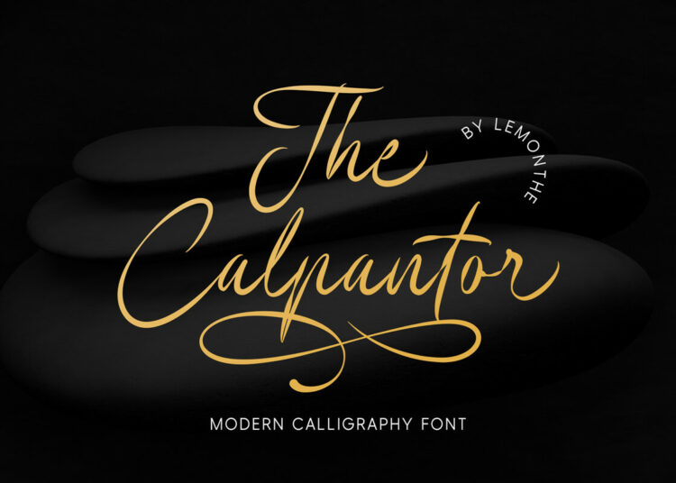 The Calpantor Calligraphy Font Feature Image