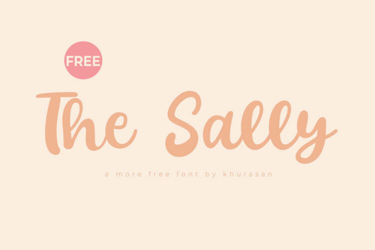 The Sally Script Font