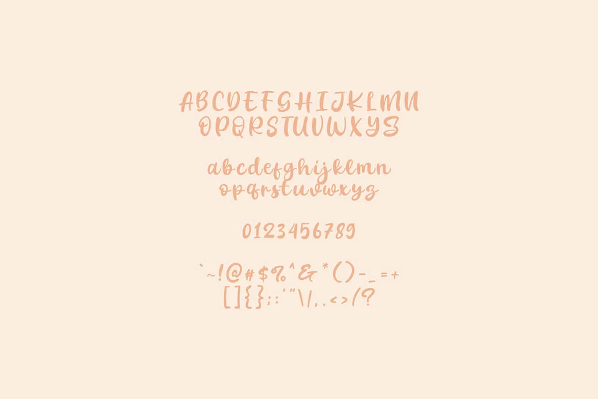 The Sally Script Font Preview 3