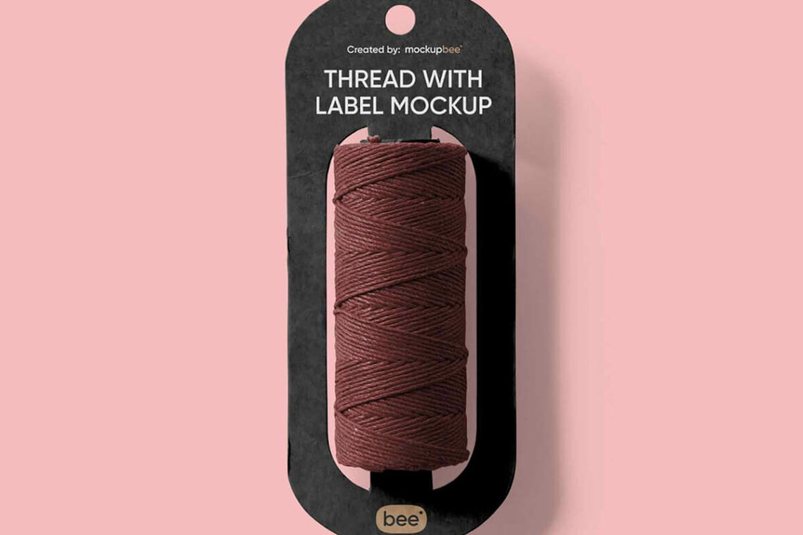 Thread Label Mockup Feature Image