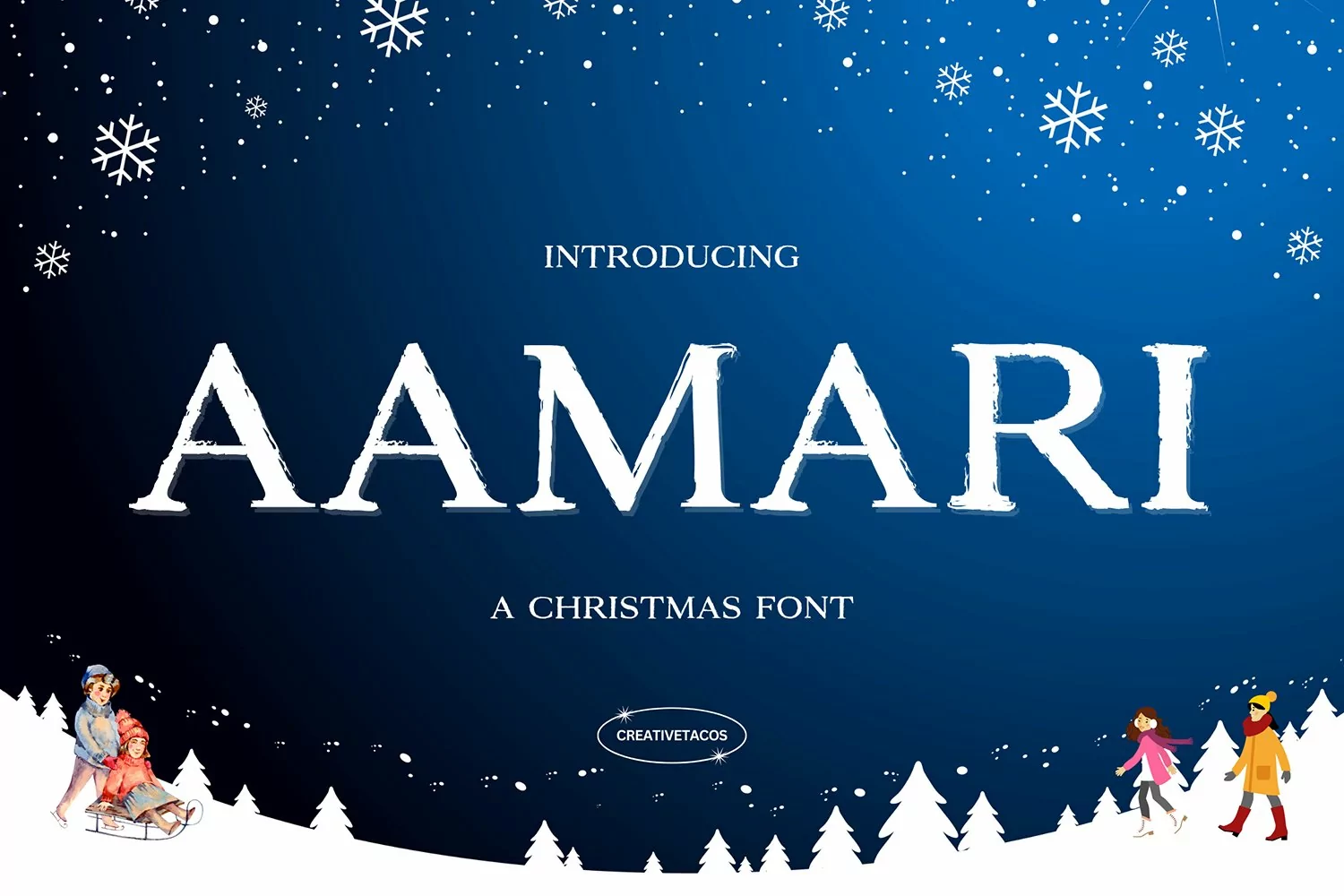 Aamari Christmas Font