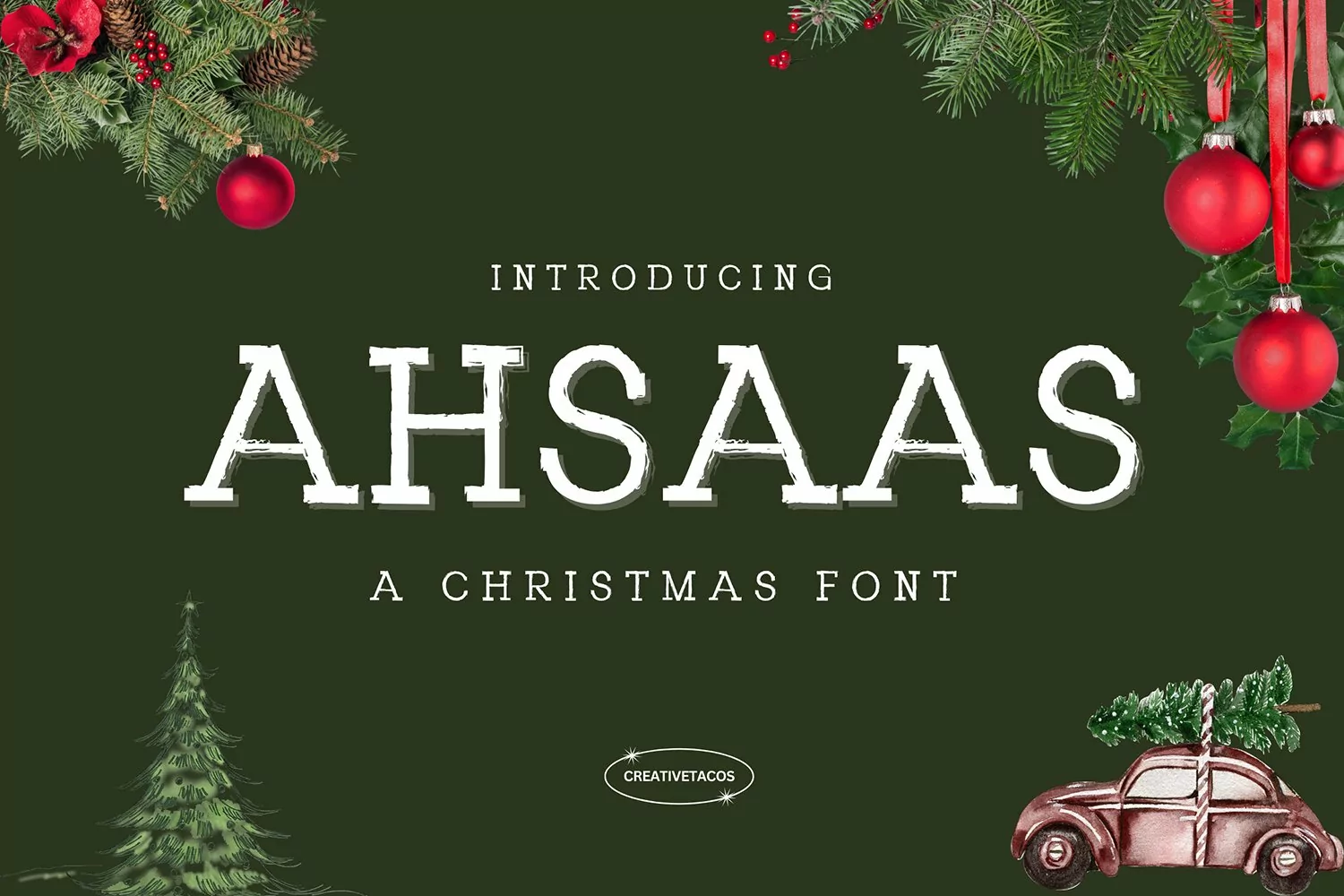 Ahsaas Christmas Font