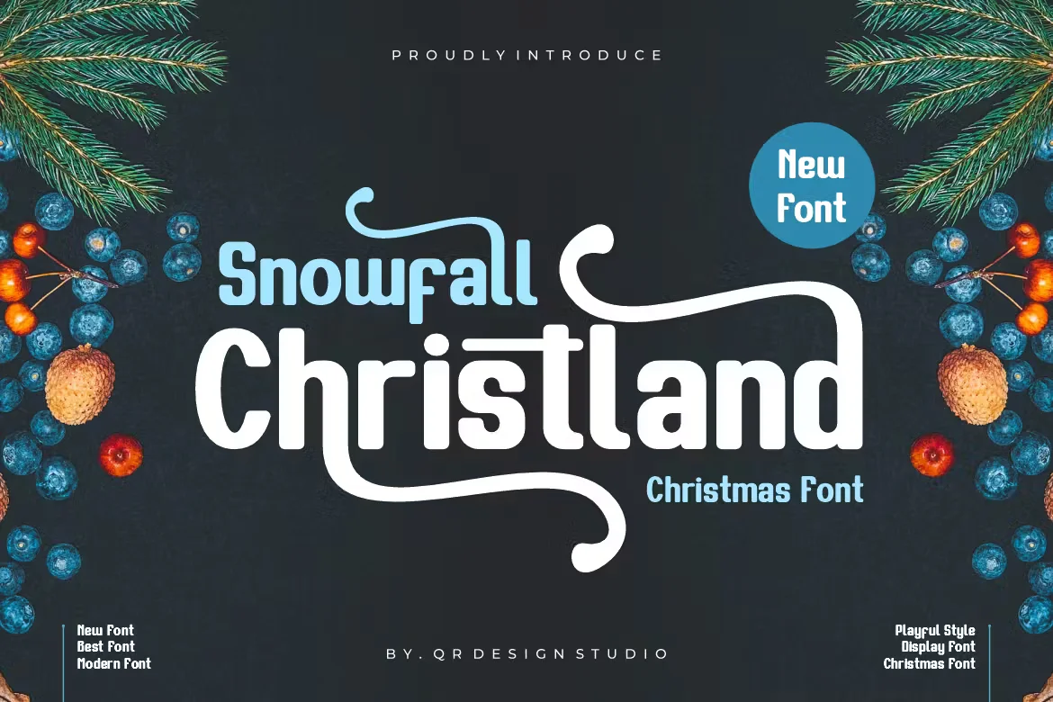 Snowfall Christland - Christmas Font