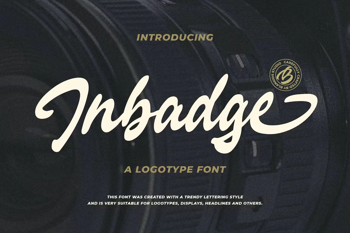 Inbadge a Branding Logotype Font