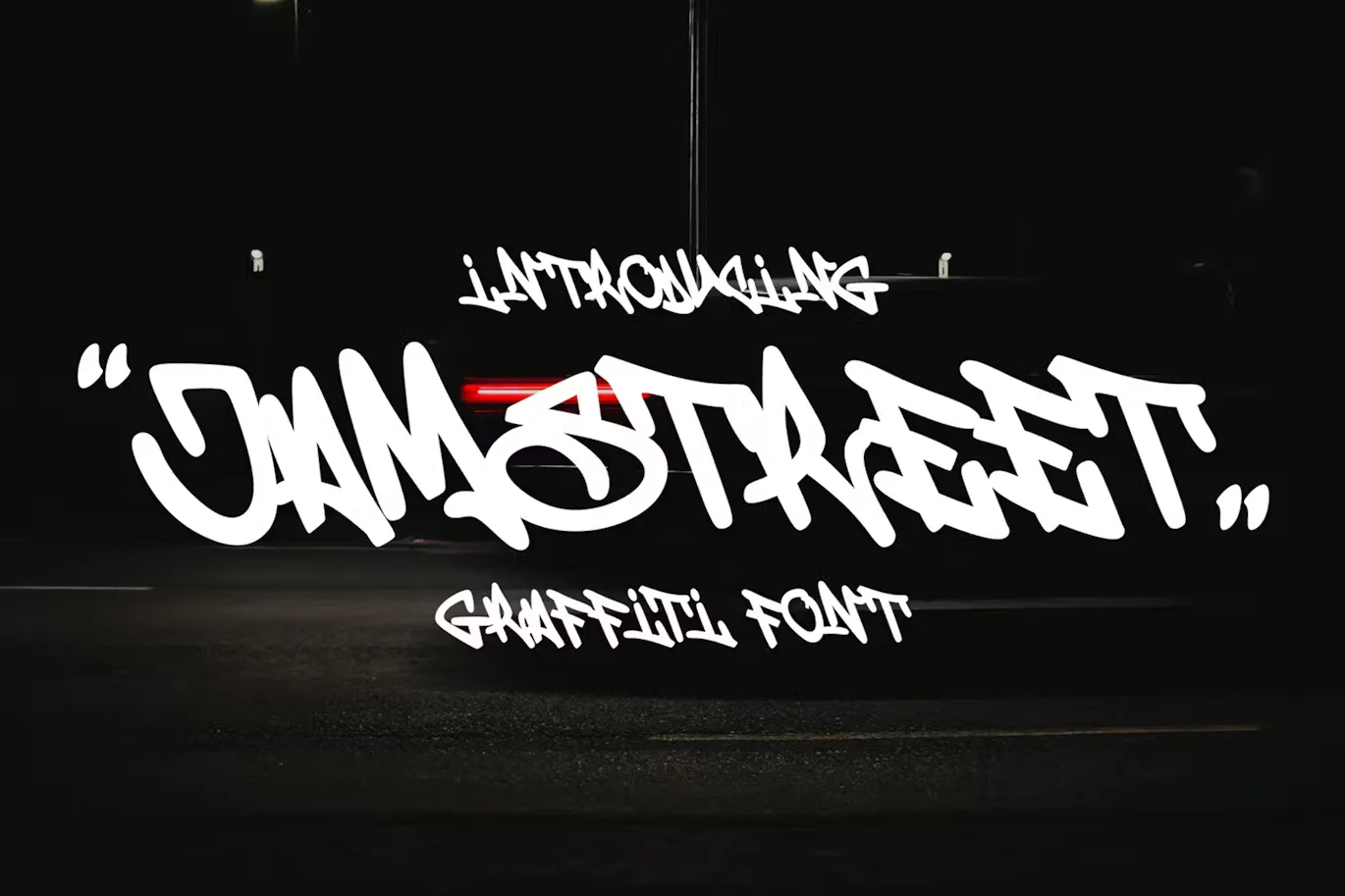 Jamstreet - Monoline Streetwear Font