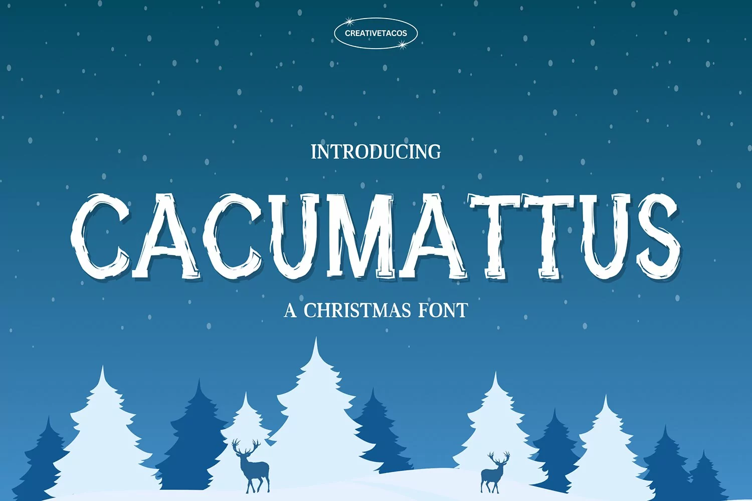 Cacumattus Christmas Font