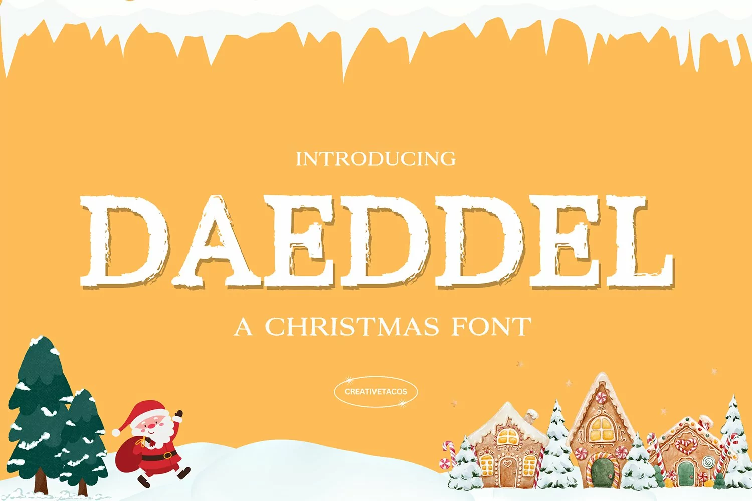 Daeddel Christmas Font