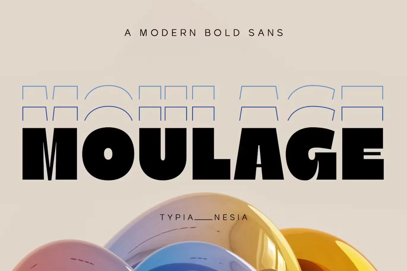 Moulage - Logo Branding Font - Sport Game Sans