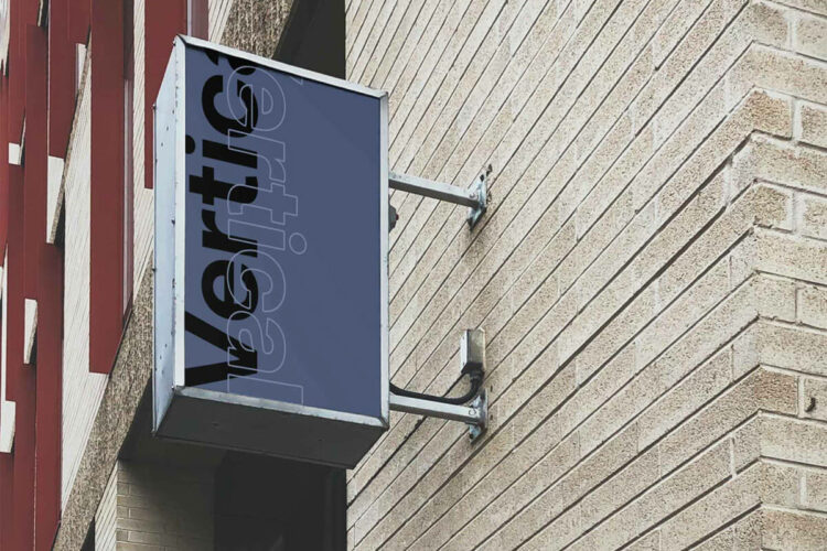 Vertical Signage Mockup Feature Image